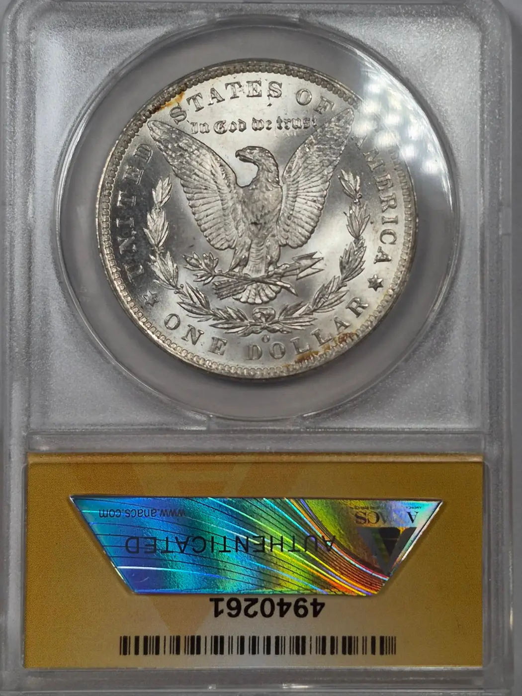 1885-O-$1-Morgan-Dollar-#16---TPG-11-Of-40